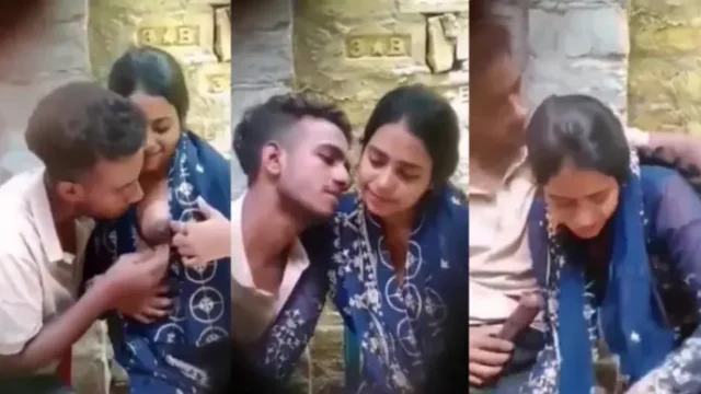 Xahani Cute Lovers Outdoor Boob Sucking & Giving Blowjob